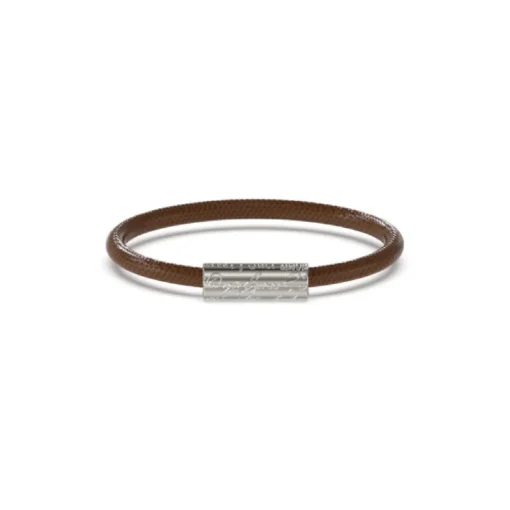 Bracelet Homme Guess Bijoux Inscription - JUMB04407JWSTBW Acier Marron