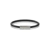 Bracelet Homme Guess Bijoux Inscription - JUMB04407JWSTBK Acier Noir