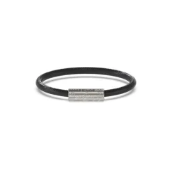 Bracelet Homme Guess Bijoux Inscription - JUMB04407JWSTBK Acier Noir