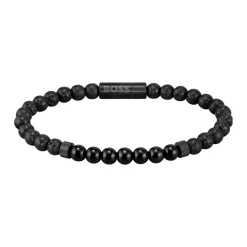Bracelet Homme Hugo Boss Bijoux - MIXED BEADS 1580272 Acier perle