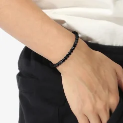 Bracelet Homme Hugo Boss Bijoux - MIXED BEADS 1580272 Acier perle