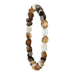 Bracelet Homme Jourdan AJH150013B - BOREAL - Perle marron
