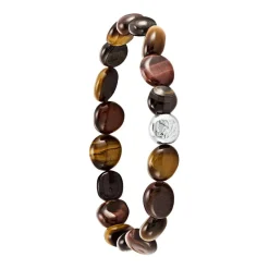 Bracelet Homme Jourdan AJH150019B - BOREAL - Perle marron