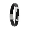 Bracelet Homme Jourdan HB049H - VASCO - Cuir Noir