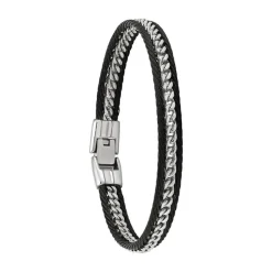 Bracelet Homme Jourdan JH160016B - PIO - Acier noir