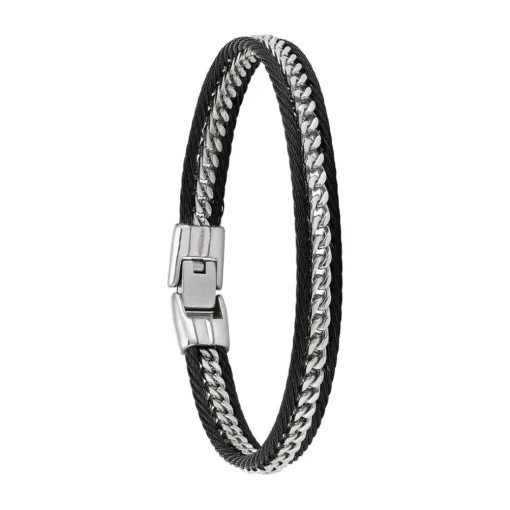 Bracelet Homme Jourdan JH160016B - PIO - Acier noir