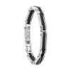 Bracelet Homme Jourdan JH110011B - EL CASTILLO - Acier Argent