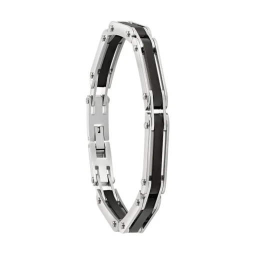 Bracelet Homme Jourdan JH110011B - EL CASTILLO - Acier Argent