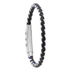Bracelet Homme Jourdan JH150026B - DIXON - Cuir Noir