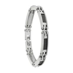 Bracelet Homme Jourdan JH110008B - TULUM - Acier argent