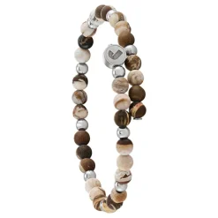 Bracelet Homme Jourdan JH150024B - ABYSSES - Perle marron