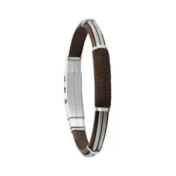 Bracelet Homme Jourdan JH150022B - ANDROMEDE - cuir marron