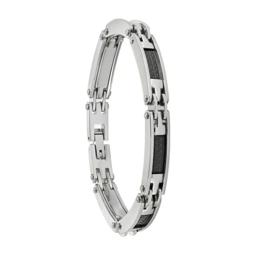 Bracelet Homme Jourdan JH110008B - TULUM - Acier argent
