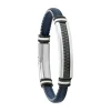 Bracelet Homme Jourdan JH150012B - GRANT - Cuir bleu