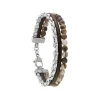 Bracelet Homme Jourdan JH150003B - FUSION - cuir marron
