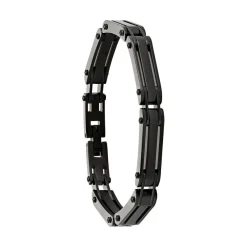 Bracelet Homme Jourdan JH110010B - EL CASTILLO - Acier noir