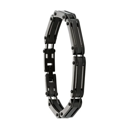 Bracelet Homme Jourdan JH110010B - EL CASTILLO - Acier noir
