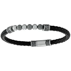 Bracelet Homme Jourdan Phoenix - JH100009B Cuir