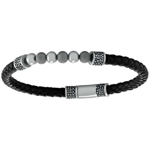 Bracelet Homme Jourdan Phoenix - JH100009B Cuir