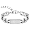 Bracelet Homme Lacoste Backhand - 2040439 Acier Argent