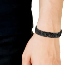 Bracelet Homme Lacoste Metropole - 2040119 Acier Noir