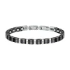Bracelet Homme Morellato Bijoux SATM14 - Acier Noir