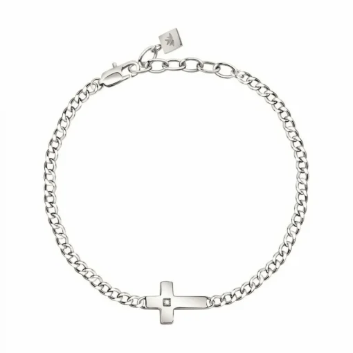 Bracelet Homme Morellato - SKR64 CROSS Acier Argent