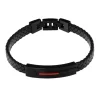 Bracelet Homme Pierre Lannier Bijoux - BJ40A5501 Cuir Rouge