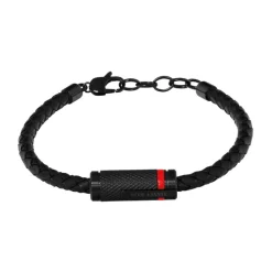 Bracelet Homme Pierre Lannier Bijoux - BJ40A1551 Cuir Rouge