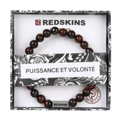 Bracelet Homme Redskins Bijoux Red Tiger - 285700 Pierre Marron