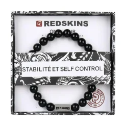 Bracelet Homme Redskins Bijoux Onyx Noir - 285702 Pierre Noir