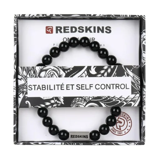 Bracelet Homme Redskins Bijoux Onyx Noir - 285702 Pierre Noir