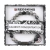 Bracelet Homme Redskins Bijoux Agate Black - 285701 Pierre Blanc