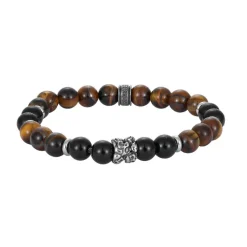 Bracelet Homme Redskins Bijoux - 285807 Pierre Marron