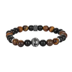Bracelet Homme Redskins Bijoux - 285806 Pierre Marron