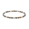 Bracelet Homme Redskins Bijoux - 285804 Pierre Marron