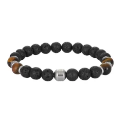 Bracelet Homme Redskins Bijoux - 285803 Pierre Noir