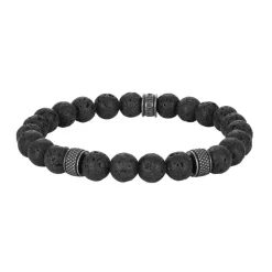 Bracelet Homme Redskins Bijoux - 285801 Pierre Noir