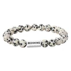 Bracelet Homme Redskins Bijoux Jaspe Dalmatien - 285705 Pierre Gris