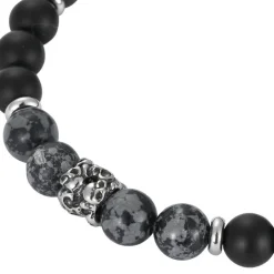 Bracelet Homme Redskins Bijoux - 285809 Pierre Noir