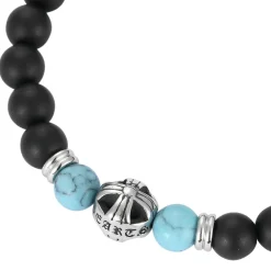 Bracelet Homme Redskins Bijoux - 285812 Pierre Noir