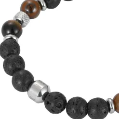 Bracelet Homme Redskins Bijoux - 285803 Pierre Noir