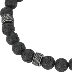 Bracelet Homme Redskins Bijoux - 285801 Pierre Noir