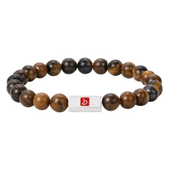 Bracelet Homme Redskins Bijoux - 285708 Pierre - Marron