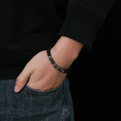 Bracelet Homme Redskins Bijoux - 285811 Pierre Noir