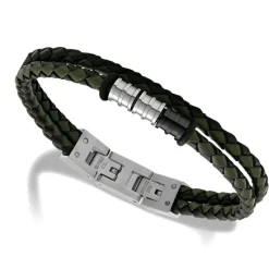 Bracelet Homme Rochet HB8045 Gentleman - Noir/ Kaki