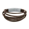 Bracelet Homme Sector Bijoux SZV79 - Cuir Marron