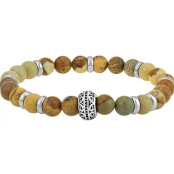 Bracelet Homme So Charm - B4278-MARRON - Bracelet Mode Marron