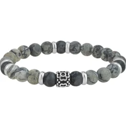 Bracelet Homme So Charm - B4279-GRIS - Bracelet Mode Gris