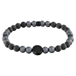 Bracelet Homme Tommy Hilfiger Th85 Carbon - 2790625 Acier NOIR